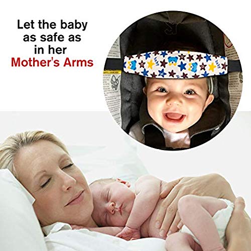 Donier Packs of 2 Toddler Car Seat Neck Relief and Head Support  Pillow Support Head Band Easy Installation On Most Convertible Seats and Safety to Babies and Kids(Bear) - Image 2